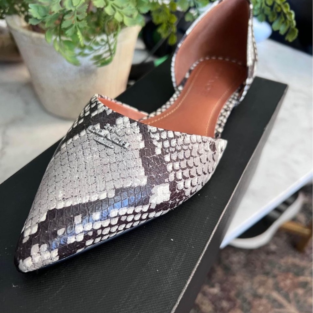 COACH Women’s d’Orsay flats- NIB